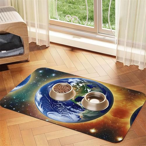 Cosmic Earth Pet saugfähige Leder-Tischdecke, geeignet für Hunde oder Katzen Cosmic Earth Pet saugfähige Leder-Tischdecke, geeignet für Hunde oder Katzen von WXCJWD