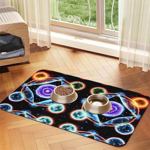 Cosmic Stars Pet saugfähige Leder-Tischdecke, geeignet für Hunde oder Katzen Cosmic Stars Pet saugfähige Leder-Tischdecke, geeignet für Hunde oder Katzen von WXCJWD