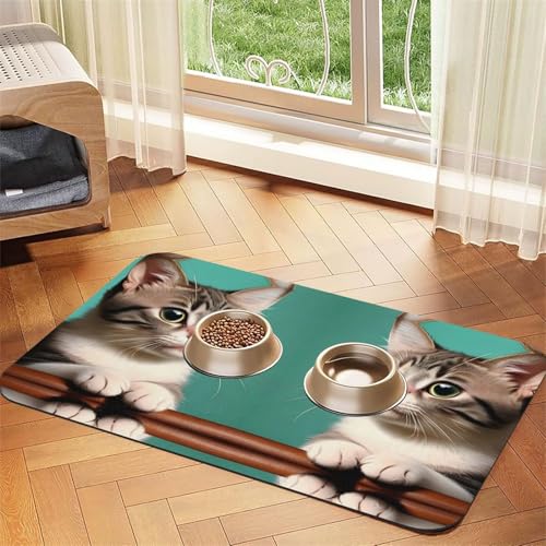 Eine saugfähige Leder-Tischdecke für neugierige Katzen, geeignet für Hunde oder Katzen von WXCJWD