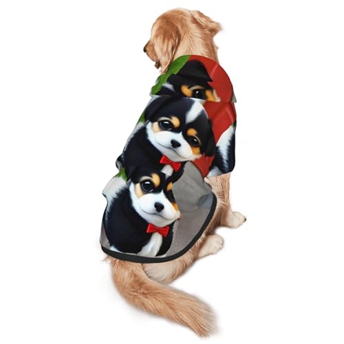 Hunde-Kapuzenpullover für Welpen, Größe XL, warm und leicht, geeignet für Haustiere im Herbst und Winter von WXCJWD