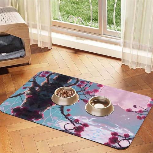 Kleine rosa Blumen Haustier saugfähige Leder-Tischdecke für Hunde oder Katzen geeignet Kleine rosa Blumen Haustier saugfähige Leder-Tischdecke für Hunde oder Katzen geeignet von WXCJWD