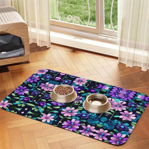 Lila Camellia Pet saugfähige Leder-Tischdecke, geeignet für Hunde oder Katzen Lila Camellia Pet saugfähige Leder-Tischdecke, geeignet für Hunde oder Katzen von WXCJWD