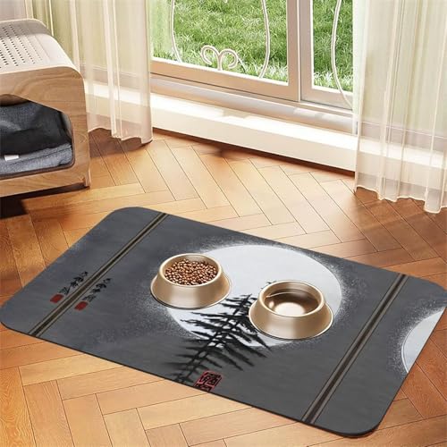 Moon Pine Tree Pet saugfähige Leder-Tischdecke, geeignet für Hunde oder Katzen Moon Pine Tree Pet saugfähige Leder-Tischdecke, geeignet für Hunde oder Katzen von WXCJWD