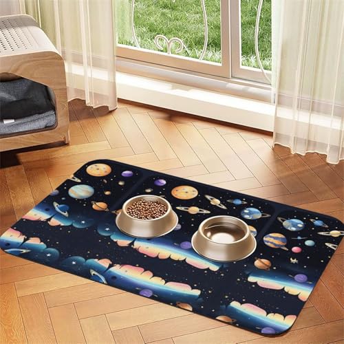 Saturn Jupiter Earth Pet saugfähige Leder-Tischdecke, geeignet für Hunde oder Katzen Saturn Jupiter Earth Pet saugfähige Leder-Tischdecke, geeignet für Hunde oder Katzen von WXCJWD