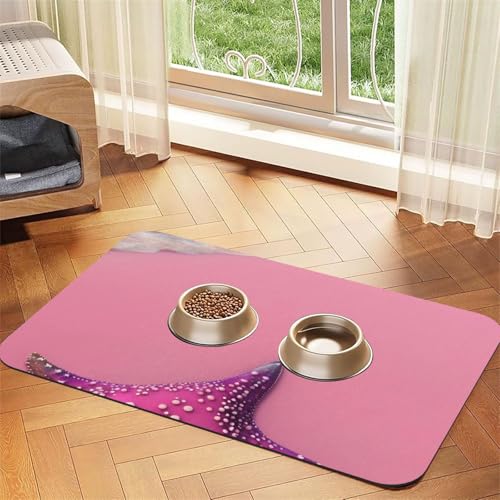 Saugfähige Leder-Tischdecke für Hunde oder Katzen, Pink Sand Beach Pet von WXCJWD