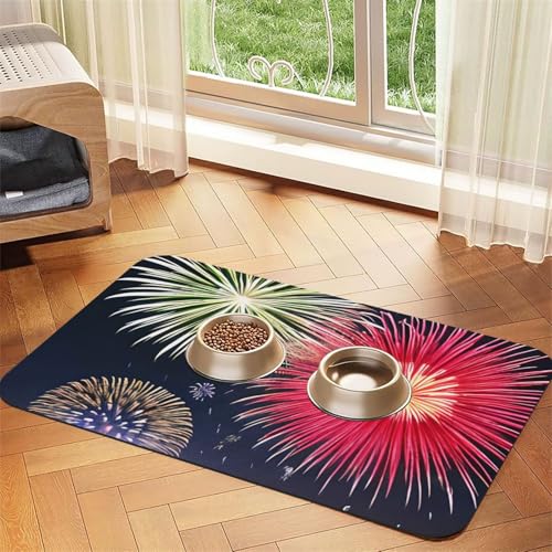 Splendid Feuerwerk Pet saugfähige Leder-Tischdecke für Haustiere geeignet für Hunde oder Katzen von WXCJWD