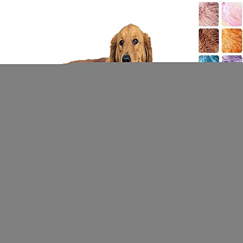 WXDL Waschbar Donut Hundebett Gemütliches Flauschiges Hundebett Für Große Mittelgroße & Kleine Hunde Reduziert Angst Und Stress (Diameter 110cm,E) von WXDL