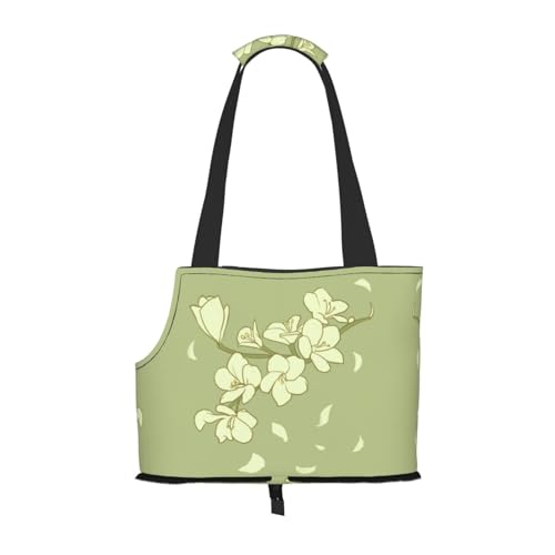 Cartoon Begonia bedruckte Haustier-Umhängetasche, speziell für kleine Hunde und Katzen, multifunktionale Schulter und Handtasche von WXXWXD