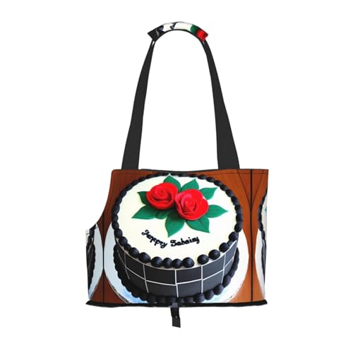 Delicious Cakes Bedruckte Haustier-Umhängetasche, speziell für kleine Hunde und Katzen, multifunktionale Schulter und Handtasche Delicious Cakes Bedruckte Haustier-Umhängetasche, speziell für kleine Hunde und Katzen, multifunktionale Schulter und Handtasche von WXXWXD