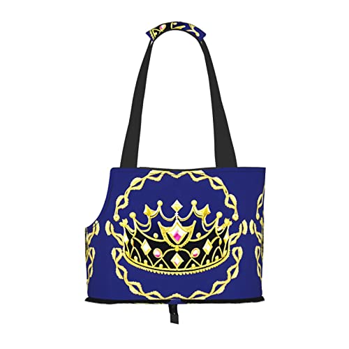 Fantasy Tiara bedruckte Haustier-Umhängetasche, speziell für kleine Hunde und Katzen, multifunktionale Schulter und Handtasche Fantasy Tiara bedruckte Haustier-Umhängetasche, speziell für kleine Hunde und Katzen, multifunktionale Schulter und Handtasche von WXXWXD