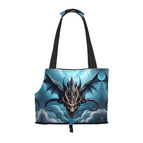 Flying Dragon bedruckte Haustier-Umhängetasche, speziell für kleine Hunde und Katzen, multifunktionale Schulter und Handtasche Flying Dragon bedruckte Haustier-Umhängetasche, speziell für kleine Hunde und Katzen, multifunktionale Schulter und Handtasche von WXXWXD