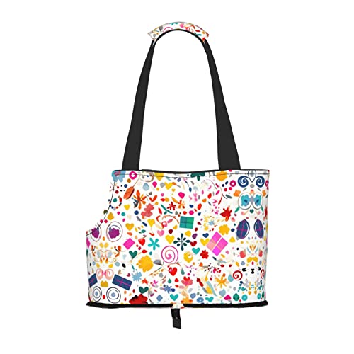 Happy Birthday Hintergrund bedruckte Haustier-Umhängetasche, speziell für kleine Hunde und Katzen, multifunktionale Schulter und Handtasche Happy Birthday Hintergrund bedruckte Haustier-Umhängetasche, speziell für kleine Hunde und Katzen, multifunktionale Schulter und Handtasche von WXXWXD