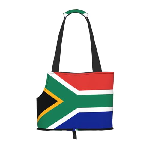 Südafrika Flagge gedruckt Haustier Umhängetasche, speziell für kleine Hunde und Katzen, multifunktionale Schulter und Handtasche Südafrika Flagge gedruckt Haustier Umhängetasche, speziell für kleine Hunde und Katzen, multifunktionale Schulter und Handtasche von WXXWXD