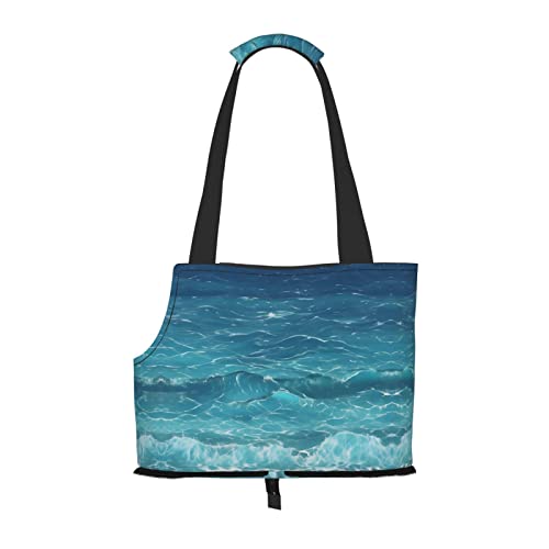 The Deep Blue Sea Printed Pet Umhängetasche, speziell für kleine Hunde und Katzen, multifunktionale Schulter und Handtasche The Deep Blue Sea Printed Pet Umhängetasche, speziell für kleine Hunde und Katzen, multifunktionale Schulter und Handtasche von WXXWXD