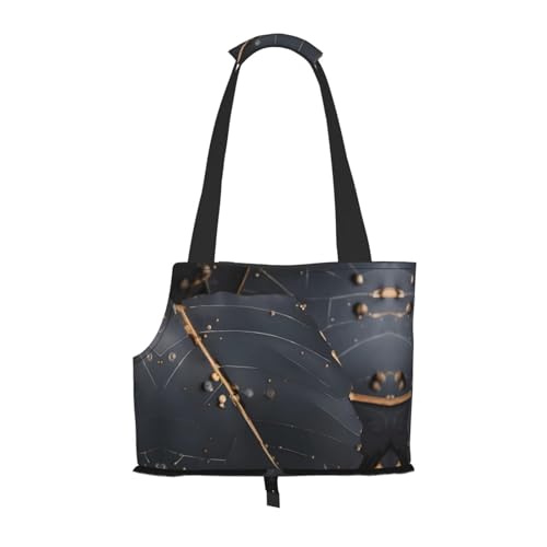 Verzauberte Pflanzenblätter bedruckte Haustier-Umhängetasche, speziell für kleine Hunde und Katzen, multifunktionale Schulter und Handtasche Verzauberte Pflanzenblätter bedruckte Haustier-Umhängetasche, speziell für kleine Hunde und Katzen, multifunktionale Schulter und Handtasche von WXXWXD