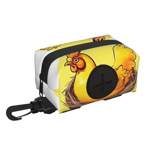 WXXWXD Bird's Nest Golden Chicken Printed Pet Travel Waste Bag Storage Bag, Soft, durable and lightweight, suitable for dog walking, hiking and running. WXXWXD Bird's Nest Golden Chicken Printed Pet Travel Waste Bag Storage Bag, Soft, durable and lightweight, suitable for dog walking, hiking and running. von WXXWXD