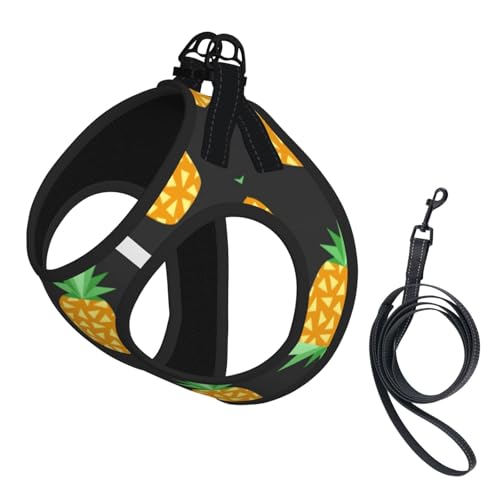 Hundegeschirr für den Sommer, weich, leicht, atmungsaktiv, reflektierend, für einfaches Spazierengehen, Gelb Hundegeschirr für den Sommer, weich, leicht, atmungsaktiv, reflektierend, für einfaches Spazierengehen, Gelb von WYCZHY