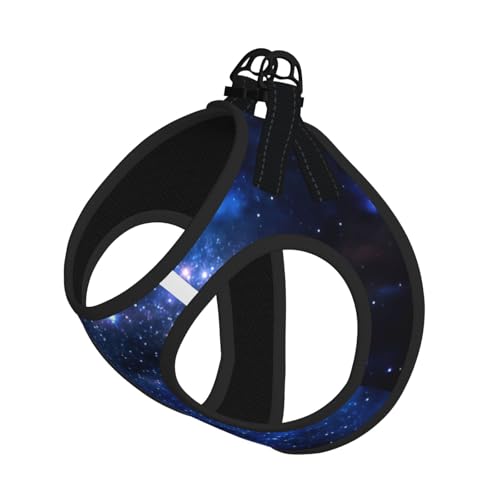 Hundegeschirr mit Galaxie-Nacht, weich, leicht, Welpen, atmungsaktiv, reflektierend, für einfaches Gehen Hundegeschirr mit Galaxie-Nacht, weich, leicht, Welpen, atmungsaktiv, reflektierend, für einfaches Gehen von WYCZHY
