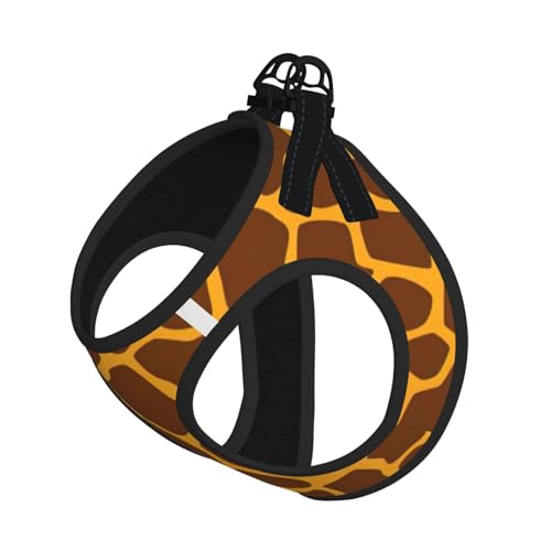 Sommer-Geschirr mit Giraffen-Druck, weich, leicht, atmungsaktiv, reflektierend, für einfaches Gehen Sommer-Geschirr mit Giraffen-Druck, weich, leicht, atmungsaktiv, reflektierend, für einfaches Gehen von WYCZHY