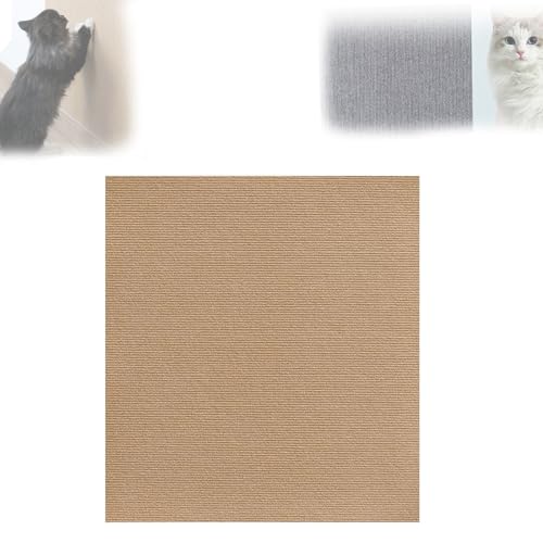 Asisumption Cat Scratching Mat, Cat Couch Protector Self-Adhesive, Trimmable Cat Scratching Mat Self-Adhesive, Cat Couch Protector for Cat Wall Furniture (Color : Yellow, Size : 11.8in*3.28) von WYOERN