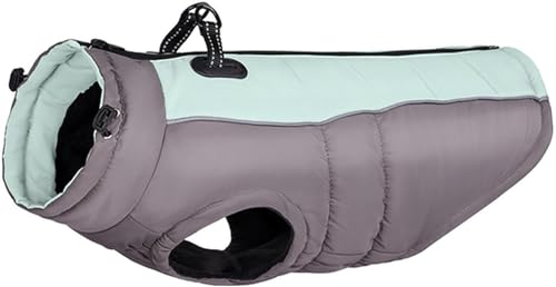 Wasserdichte Hundejacke, Winterjacke, Outdoor-Sport, modische Hundejacke, verstellbarer Reißverschluss, Größe M, A von WYOERN