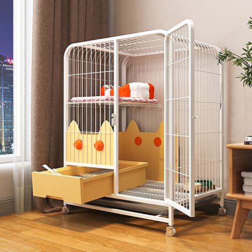 DIY-Laufstall für Frettchen für den Innenbereich – Katzenkäfige für den Innenbereich, großer Raum für Katzentoilette, kleiner Käfig, Katzengehege, DIY-Katzenlaufstall für 1–2 Katzen, Frettchen, Chinch DIY-Laufstall für Frettchen für den Innenbereich – Katzenkäfige für den Innenbereich, großer Raum für Katzentoilette, kleiner Käfig, Katzengehege, DIY-Katzenlaufstall für 1–2 Katzen, Frettchen, Chinch von WYRMB
