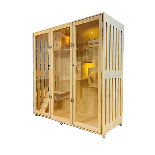 Katzenvilla, Katzenvilla, Zuhause, Innenbereich, Haustier, Katze, Katzenkäfig, mehrschichtiges Design, Katzenhaus, atmungsaktives Katzenstreuhaus, Katzenhaus, Katzeneigentum Katzenvilla, Katzenvilla, Zuhause, Innenbereich, Haustier, Katze, Katzenkäfig, mehrschichtiges Design, Katzenhaus, atmungsaktives Katzenstreuhaus, Katzenhaus, Katzeneigentum von WYRMB
