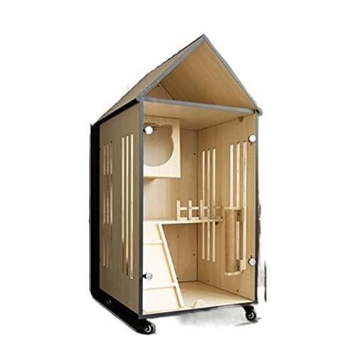 Katzenvilla, Katzenvilla, Zuhause, Katzenhaus, Katzenhaus für den Innenbereich, Katzenschrank, Katzentoilette, Katzenhaus, großer Raum, Panorama-Katzenkäfig, Katzenhaus, Katzenwohnung (eine Holzfarbe) Katzenvilla, Katzenvilla, Zuhause, Katzenhaus, Katzenhaus für den Innenbereich, Katzenschrank, Katzentoilette, Katzenhaus, großer Raum, Panorama-Katzenkäfig, Katzenhaus, Katzenwohnung (eine Holzfarbe) von WYRMB