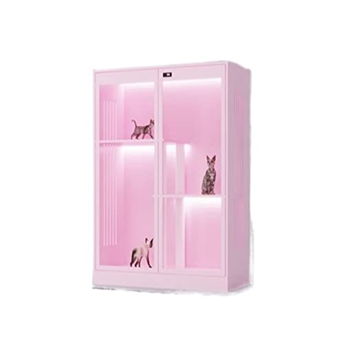 Katzenvilla aus Stahl, Katzenkäfig, Katzenvilla, Katzenhaus, Katzenvitrine, Katzenhaus, Katzenstreu, Zuhause, Innenbereich, großer Raum, mehrschichtiges Katzenhaus, Katzenwohnung Katzenvilla aus Stahl, Katzenkäfig, Katzenvilla, Katzenhaus, Katzenvitrine, Katzenhaus, Katzenstreu, Zuhause, Innenbereich, großer Raum, mehrschichtiges Katzenhaus, Katzenwohnung von WYRMB