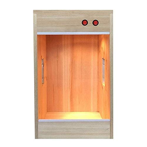 Vivarium-Tank aus Holz, Futter- und Transportbox, für Reptilien, Eidechsen, Schlangen, Spinnen, zum Einkaufen von Haustieren, Haushaltsbox, Haustierhaus (braun, 30 x 30 x 50 cm) von WYRMB