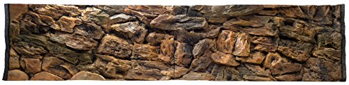 WYSKONT Aquarium Rückwand 3D Lesbos - Aquarium Hintergrund - Aquarium Zubehoer - Hintergrund - Aquarium Deko - 196x45 cm zweiteilig für Aquarium 200x50 cm - braune Farbe - Aquarium Groß WYSKONT Aquarium Rückwand 3D Lesbos - Aquarium Hintergrund - Aquarium Zubehoer - Hintergrund - Aquarium Deko - 196x45 cm zweiteilig für Aquarium 200x50 cm - braune Farbe - Aquarium Groß von WYSKONT