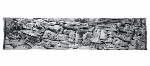 WYSKONT Aquarium Rückwand 3D Santorini - Aquarium Hintergrund - Aquarium Zubehoer - Hintergrund - Aquarium Deko - 196x45 cm zweiteilig für Aquarium 200x50 cm - graue Farbe - Aquarium Groß WYSKONT Aquarium Rückwand 3D Santorini - Aquarium Hintergrund - Aquarium Zubehoer - Hintergrund - Aquarium Deko - 196x45 cm zweiteilig für Aquarium 200x50 cm - graue Farbe - Aquarium Groß von WYSKONT