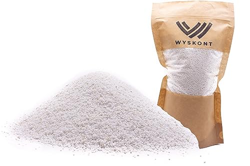 WYSKONT Dolomit Sand für Aquarien 10 kg - Natursubstrat und Dekoration für Aquarien - geeignet für Malawi und Tanganyika Biotypen - sicher für lebende Organismen - Weiße Körnung 1-1,5 mm von WYSKONT