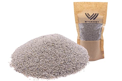 WYSKONT Aquarium Kies - Aquariumsand 20 kg - Aquarium Deko - Kieselsteine - Zierkies - Flusskies - Deko Sand - Kieselsteine Garten - Aquarium Bodengrund - Terrarium Sand - Aquariensand 0,8-1,6mm von WYSKONT