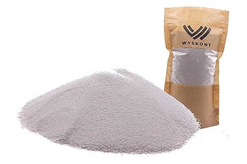 WYSKONT Quarzsand weiße - Aquarium Kies - Aquariumsand 15 kg - Aquarium Deko - Kieselsteine - Zierkies - Flusskies - Deko Sand - Aquarium Bodengrund - Terrarium Sand - Aquariensand 0,2-0,5mm von WYSKONT