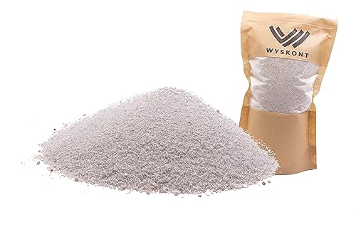 WYSKONT Quarzsand weiße - Aquarium Kies - Aquariumsand 2 kg - Aquarium Deko - Kieselsteine - Zierkies - Flusskies - Deko Sand - Aquarium Bodengrund - Terrarium Sand - Aquariensand 0,5-0,8mm von WYSKONT