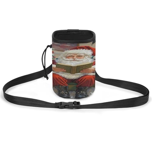 Haustier-Trainingspaket, Vintage-Weihnachtsmann-Druck, vielseitige Haustier-Trainingstasche, stilvolles Haustierzubehör, Mehrzweck-Tragetasche, leichte Hundetasche Haustier-Trainingspaket, Vintage-Weihnachtsmann-Druck, vielseitige Haustier-Trainingstasche, stilvolles Haustierzubehör, Mehrzweck-Tragetasche, leichte Hundetasche von WYUSPGK