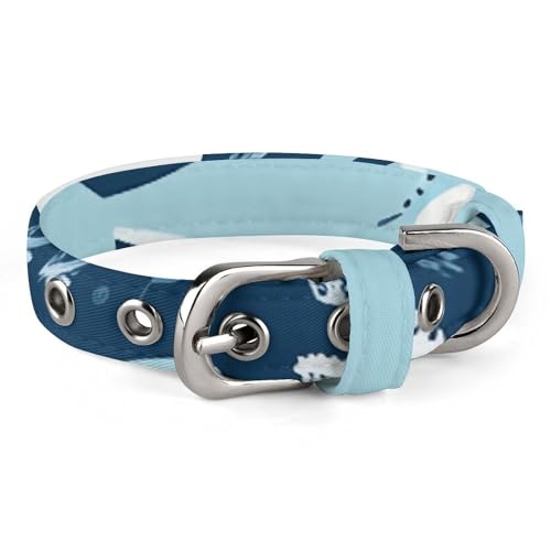 Niedliches Katzenhalsband, Haifisch-Aufdruck, personalisierbar, geeignet für kleine und mittelgroße Hunde Niedliches Katzenhalsband, Haifisch-Aufdruck, personalisierbar, geeignet für kleine und mittelgroße Hunde von WYUSPGK