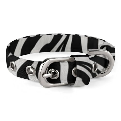 Niedliches Katzenhalsband, Zebra-Druck, personalisierbar, geeignet für kleine und mittelgroße Hunde Niedliches Katzenhalsband, Zebra-Druck, personalisierbar, geeignet für kleine und mittelgroße Hunde von WYUSPGK