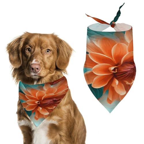 Stylisches Haustier-Halstuch für Katzen und Hunde, Dreieckstuch mit Blumendruck, leicht und langlebig, perfekt für den täglichen Gebrauch oder besondere Anlässe Stylisches Haustier-Halstuch für Katzen und Hunde, Dreieckstuch mit Blumendruck, leicht und langlebig, perfekt für den täglichen Gebrauch oder besondere Anlässe von WYUSPGK