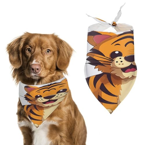 Stylisches Haustier-Halstuch für Katzen und Hunde, Dreieckstuch mit Punktemuster, leicht und langlebig, perfekt für den täglichen Gebrauch oder besondere Anlässe Stylisches Haustier-Halstuch für Katzen und Hunde, Dreieckstuch mit Punktemuster, leicht und langlebig, perfekt für den täglichen Gebrauch oder besondere Anlässe von WYUSPGK