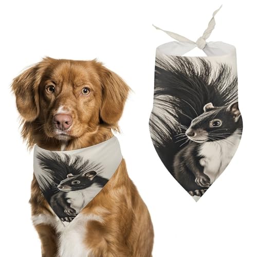 Stylisches Haustier-Halstuch für Katzen und Hunde, Dreieckstuch mit Stinkmuster, leicht und langlebig, perfekt für den täglichen Gebrauch oder besondere Anlässe Stylisches Haustier-Halstuch für Katzen und Hunde, Dreieckstuch mit Stinkmuster, leicht und langlebig, perfekt für den täglichen Gebrauch oder besondere Anlässe von WYUSPGK