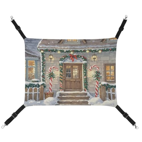 WYUSPGK Gemütliche Haustier-Hängematte, kleine Hausstangen, Süßigkeiten-Druck, atmungsaktiv, Haustier-Hängematte, platzsparendes Canvas-Bett für Katzen und kleine Hunde, verstellbar, tragbar und WYUSPGK Gemütliche Haustier-Hängematte, kleine Hausstangen, Süßigkeiten-Druck, atmungsaktiv, Haustier-Hängematte, platzsparendes Canvas-Bett für Katzen und kleine Hunde, verstellbar, tragbar und von WYUSPGK
