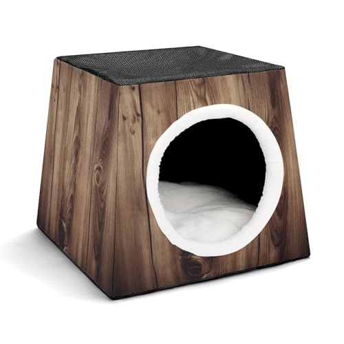 WYUSPGK Kapsel-Haustiernest, stilvolles und gemütliches Raumkapsel-Design für kleine Haustiere, Holzmaserung, stilvolles Haustiernest, gemütliches Haustiernest, tragbares Haustiernest WYUSPGK Kapsel-Haustiernest, stilvolles und gemütliches Raumkapsel-Design für kleine Haustiere, Holzmaserung, stilvolles Haustiernest, gemütliches Haustiernest, tragbares Haustiernest von WYUSPGK