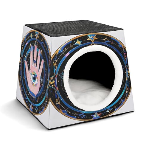 WYUSPGK Kapsel-Haustiernest, stilvolles und gemütliches Weltraumkapsel-Design für kleine Haustiere, Astrologen Druck, stilvolles Haustiernest, gemütliches Haustiernest, tragbares Haustiernest WYUSPGK Kapsel-Haustiernest, stilvolles und gemütliches Weltraumkapsel-Design für kleine Haustiere, Astrologen Druck, stilvolles Haustiernest, gemütliches Haustiernest, tragbares Haustiernest von WYUSPGK