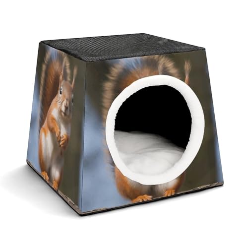 WYUSPGK Kapsel-Haustiernest, stilvolles und gemütliches Weltraumkapsel-Design für kleine Haustiere, Eichhörnchen, lustiger Tierdruck, stilvolles Haustiernest, gemütliches Haustiernest, tragbares WYUSPGK Kapsel-Haustiernest, stilvolles und gemütliches Weltraumkapsel-Design für kleine Haustiere, Eichhörnchen, lustiger Tierdruck, stilvolles Haustiernest, gemütliches Haustiernest, tragbares von WYUSPGK