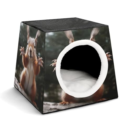 WYUSPGK Kapsel-Haustiernest, stilvolles und gemütliches Weltraumkapsel-Design für kleine Haustiere, Eichhörnchen, lustiger Tierdruck, stilvolles Haustiernest, gemütliches Haustiernest, tragbares WYUSPGK Kapsel-Haustiernest, stilvolles und gemütliches Weltraumkapsel-Design für kleine Haustiere, Eichhörnchen, lustiger Tierdruck, stilvolles Haustiernest, gemütliches Haustiernest, tragbares von WYUSPGK