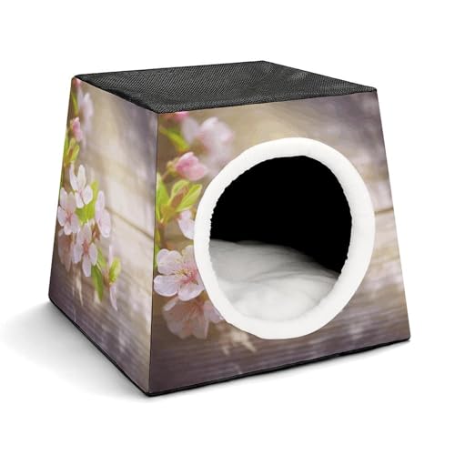 WYUSPGK Kapsel-Haustiernest, stilvolles und gemütliches Weltraumkapsel-Design für kleine Haustiere, Frühlings- und Flowe-Druck, stilvolles Haustiernest, gemütliches Haustiernest, tragbares WYUSPGK Kapsel-Haustiernest, stilvolles und gemütliches Weltraumkapsel-Design für kleine Haustiere, Frühlings- und Flowe-Druck, stilvolles Haustiernest, gemütliches Haustiernest, tragbares von WYUSPGK
