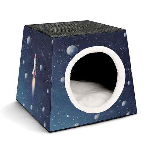 WYUSPGK Kapsel-Haustiernest, stilvolles und gemütliches Weltraumkapsel-Design für kleine Haustiere, Rakete im Weltraum, stilvolles Haustiernest, gemütliches Haustiernest, tragbares Haustiernest WYUSPGK Kapsel-Haustiernest, stilvolles und gemütliches Weltraumkapsel-Design für kleine Haustiere, Rakete im Weltraum, stilvolles Haustiernest, gemütliches Haustiernest, tragbares Haustiernest von WYUSPGK