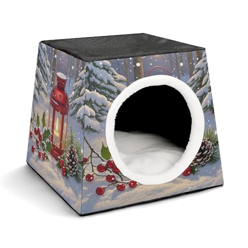 WYUSPGK Kapsel-Haustiernest, stilvolles und gemütliches Weltraumkapsel-Design für kleine Haustiere, Schneefeld-Kerzen-Druck, stilvolles Haustiernest, gemütliches Haustiernest, tragbares Haustiernest WYUSPGK Kapsel-Haustiernest, stilvolles und gemütliches Weltraumkapsel-Design für kleine Haustiere, Schneefeld-Kerzen-Druck, stilvolles Haustiernest, gemütliches Haustiernest, tragbares Haustiernest von WYUSPGK